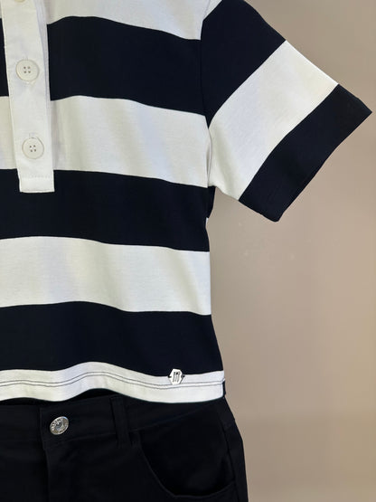 Conjunto Teen Blusa Gola Polo e Saia Balonê  - Two In