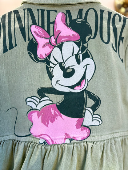Jaqueta Infantil Minnie Verde Forest - Animê