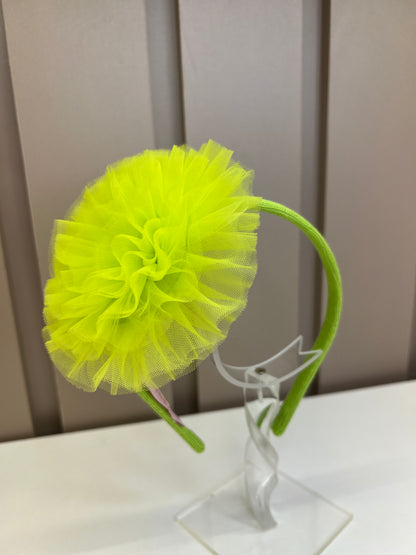 Arquinho Infantil Maxi Flor Tule - Pituchinhus