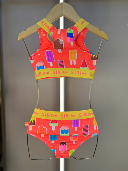 Biquíni Infantil Cropped Eduarda Picolé - Siri Kids