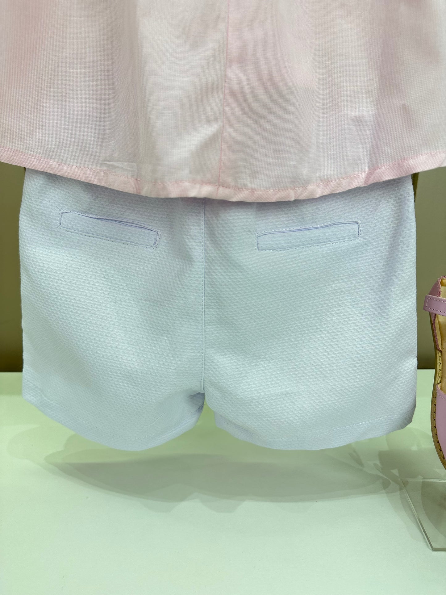 Bata Bebê com Culote Rosa Rendas Brancas e Bordados - Roana