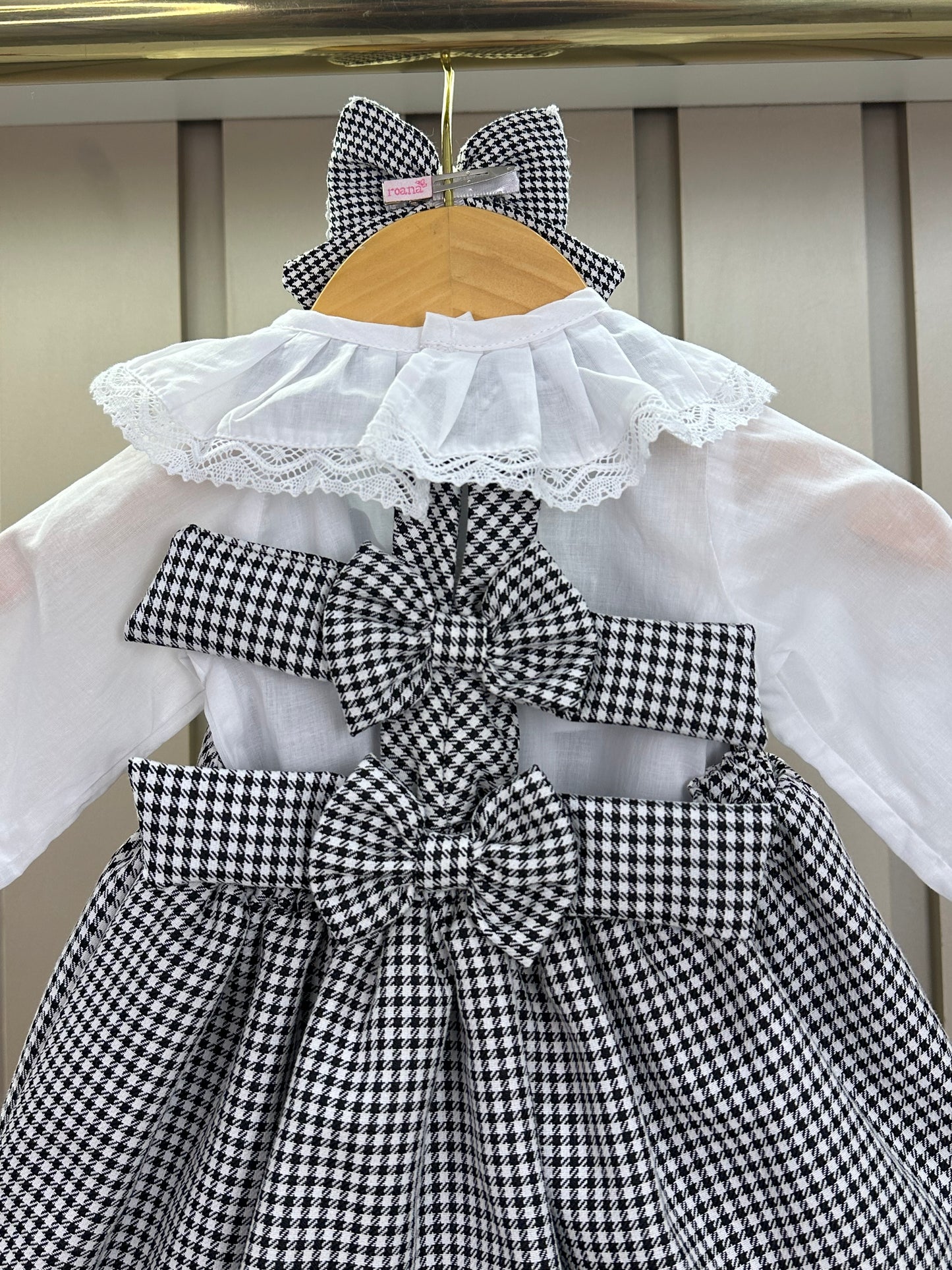 Vestido Bebê Pied Poule - Roana