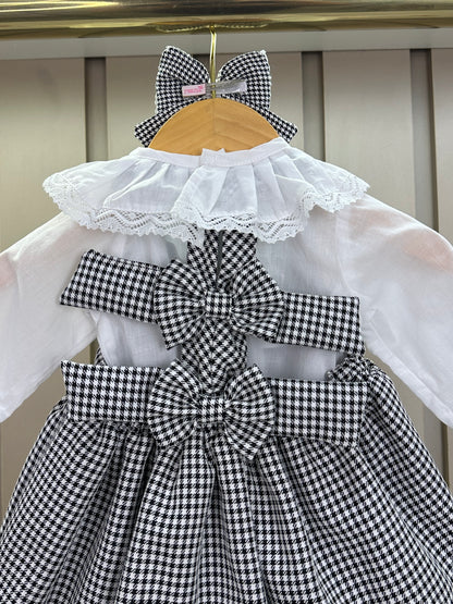 Vestido Bebê Pied Poule - Roana