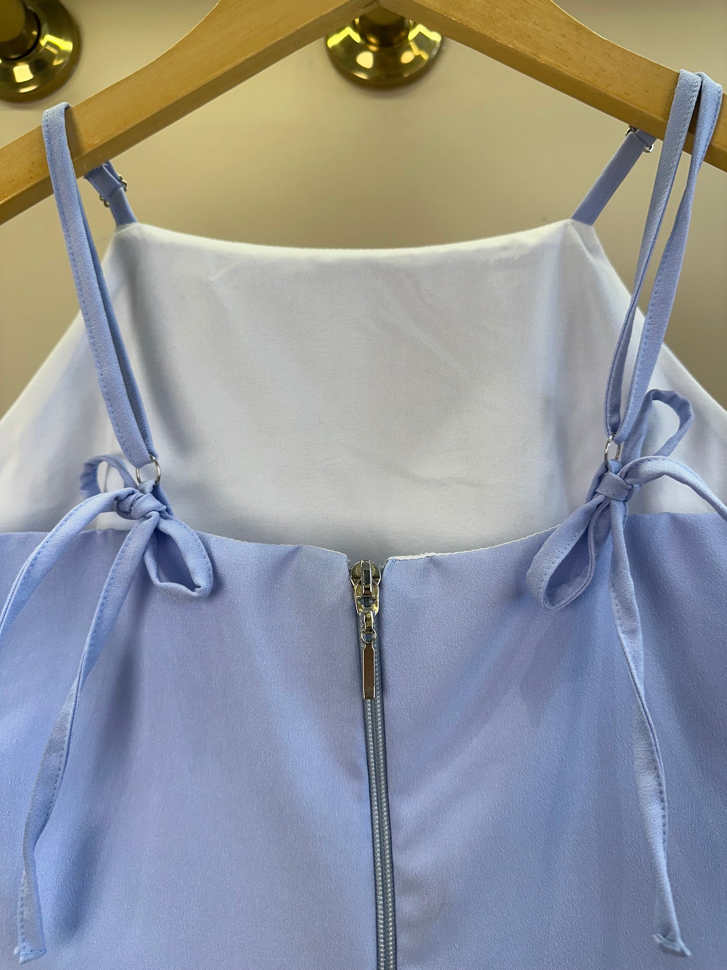 Conjunto Teen Blusa Cropped e Saia de Crepe - Vanilla Cream