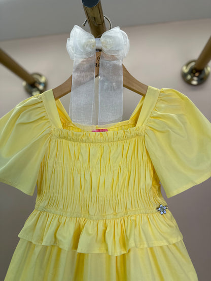 Vestido Infantil Algodão Petit Sunny - Momi