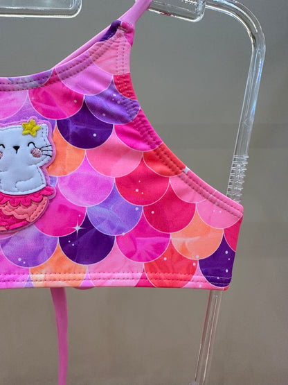Biquíni Infantil Cropped Tammy Est Catfish - Siri Kids