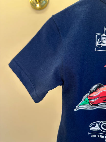 T-Shirt Infantil Francesco Estampa Racing Car - Youccie