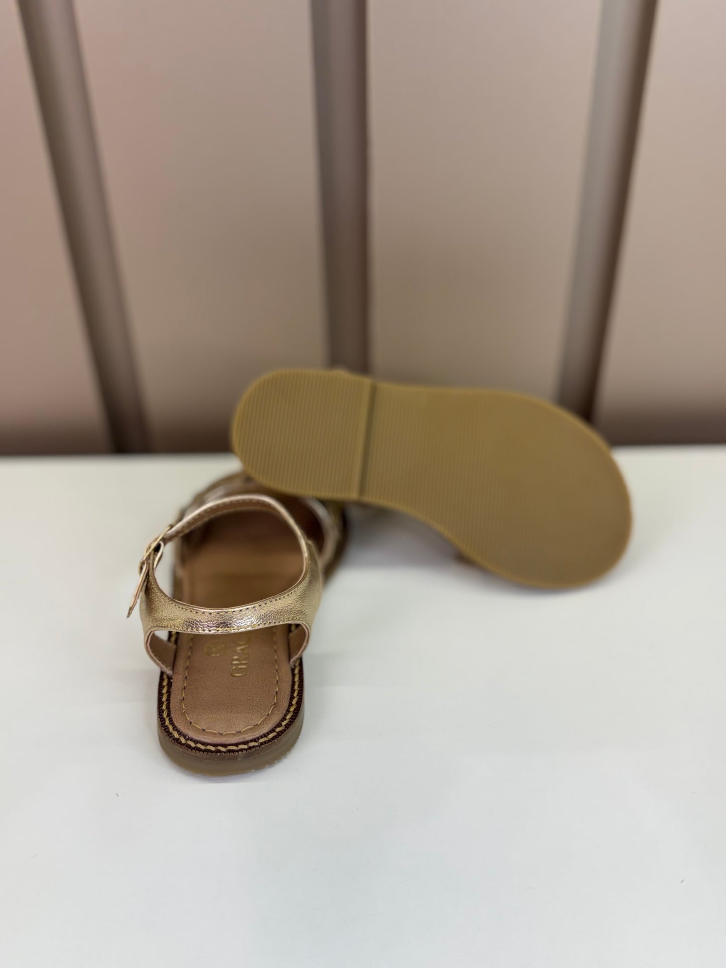 Sandália Infantil Luna Dourada - Gracia