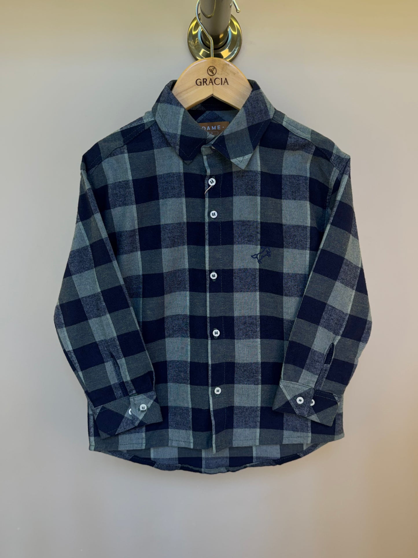 Camisa Xadrez Taos Militar Dame