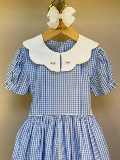 Vestido Infantil Bella Azul - Gracia