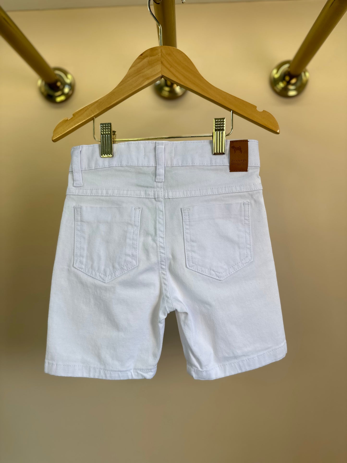 Bermuda Infantil Sarja Elastano Off - Charpey