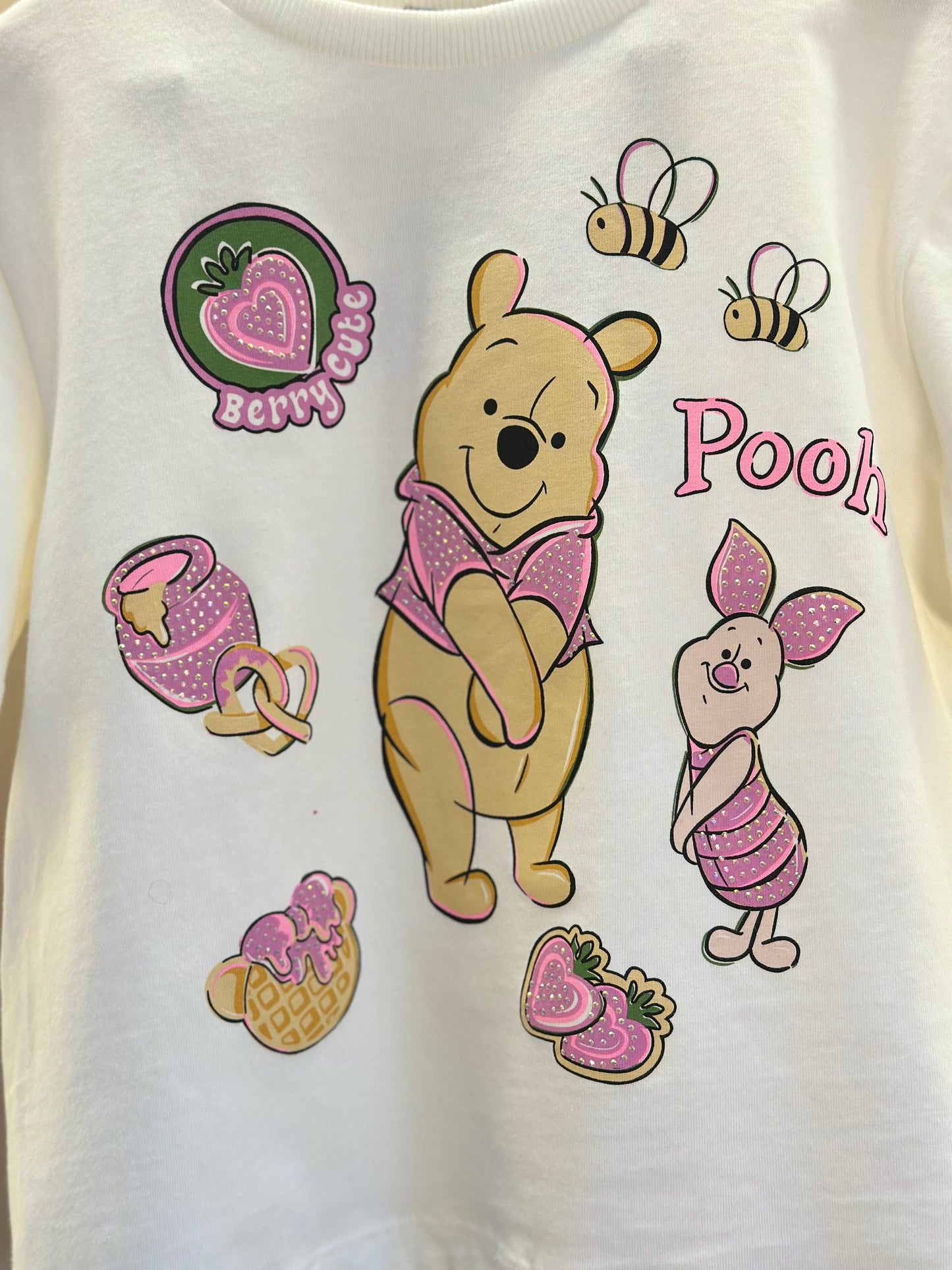 Blusa Infantil Ursinho Pooh Pérola - Momi Mini
