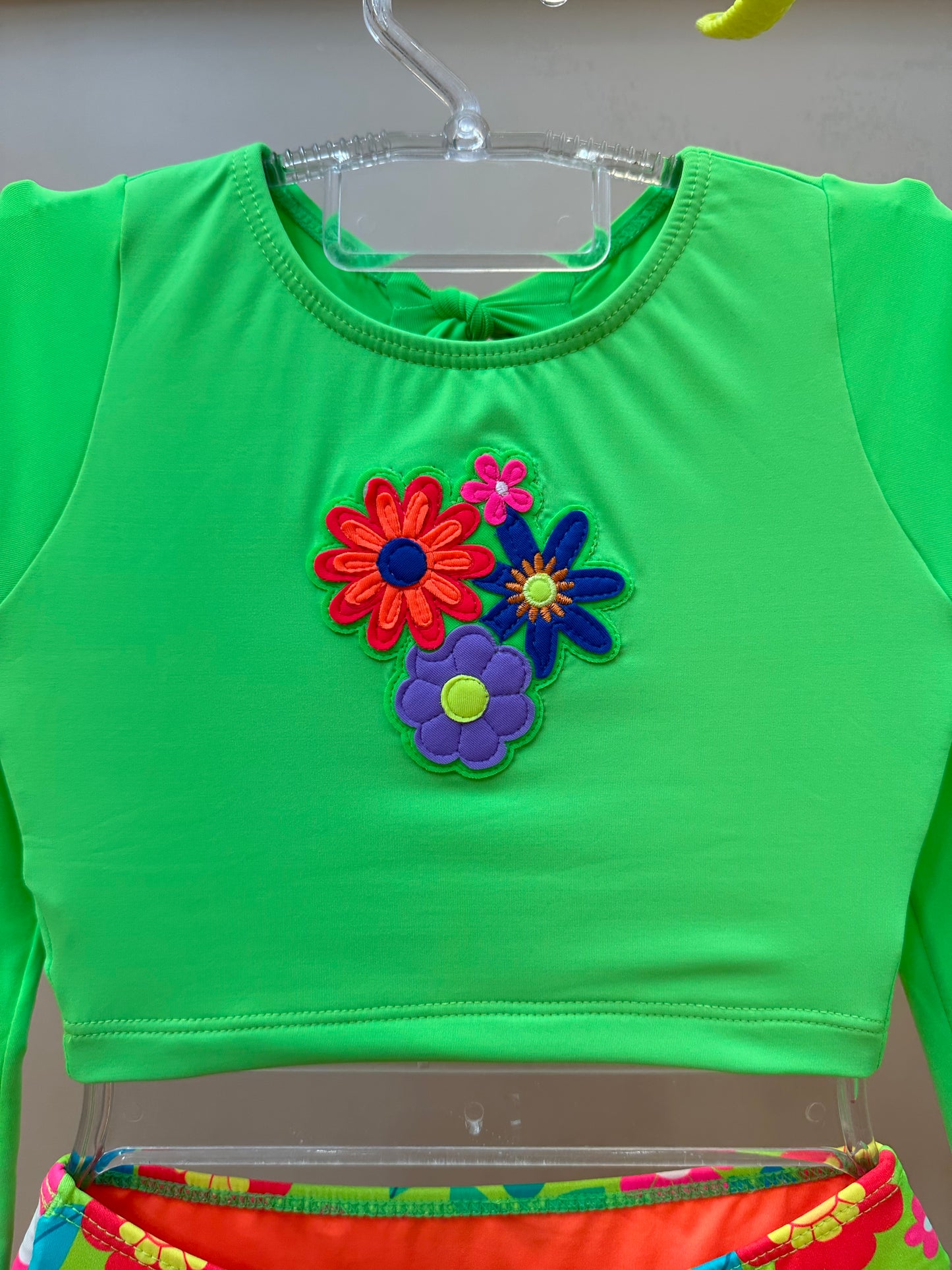 Biquíni Infantil Cropped Magali Est. Jardim - Siri Kids