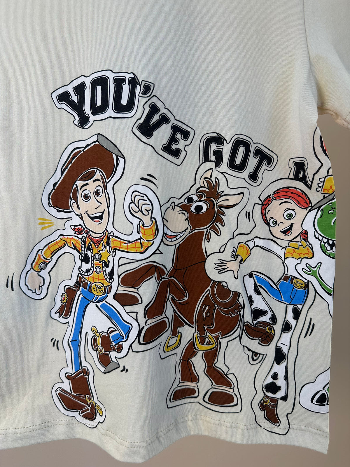 T-Shirt Infantil Estampa Toy Story Bege - Youccie