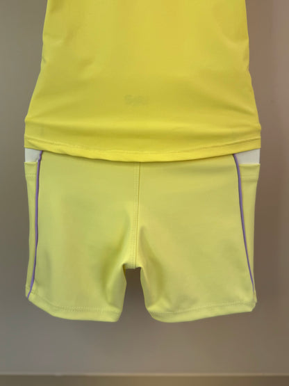 Conjunto Infantil Regata Atena Chloe Silk Diversão e Bermuda Isis Silk Diversão - Siri Sport