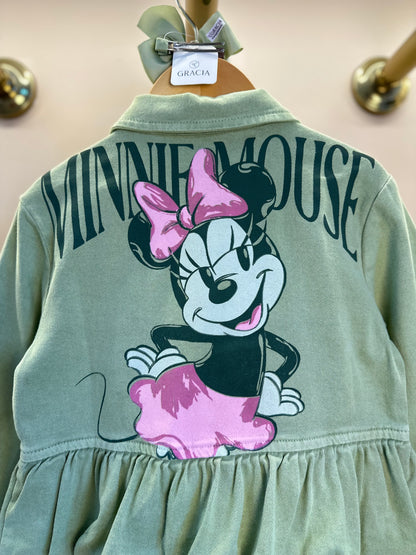 Jaqueta Infantil Minnie Verde Forest - Animê
