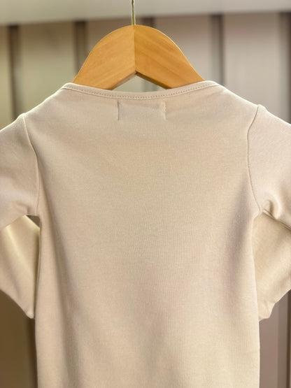 Body Bebê Suedine Algodão ML Trio Teddy - Dame