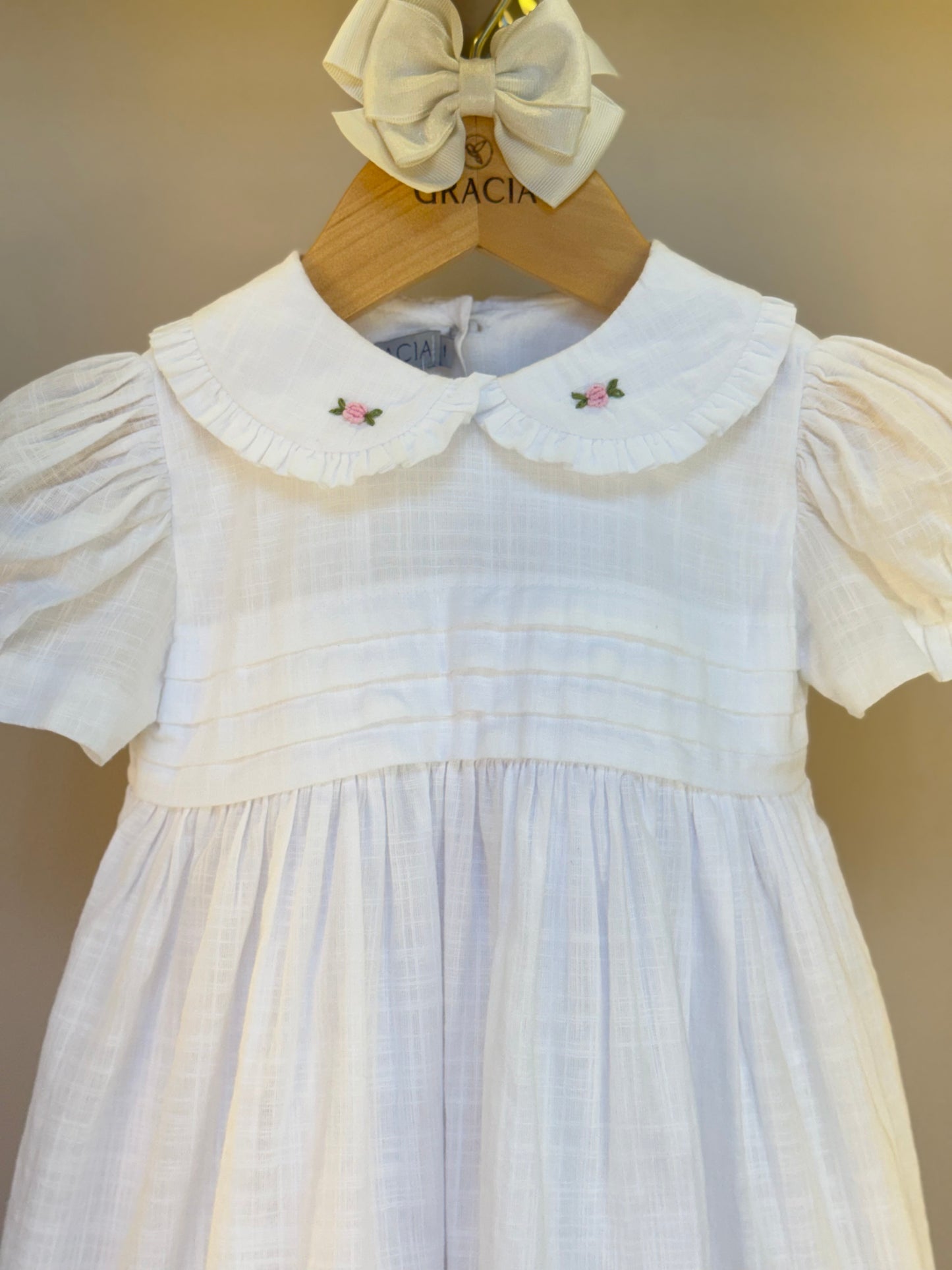 Vestido Infantil Daniela Branco - Gracia