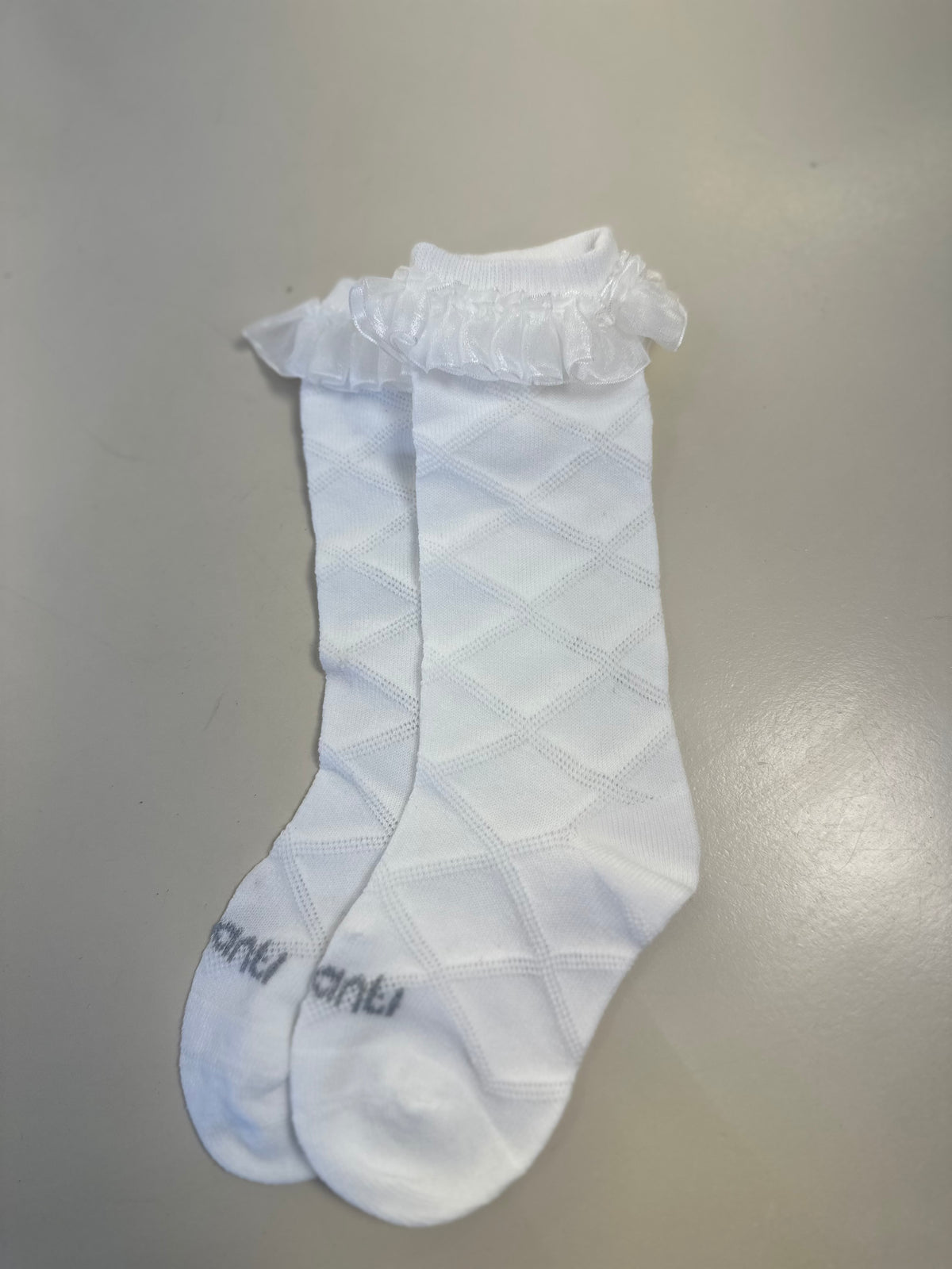 Meia Bebê Clássica 3/4 Off White - Infanti