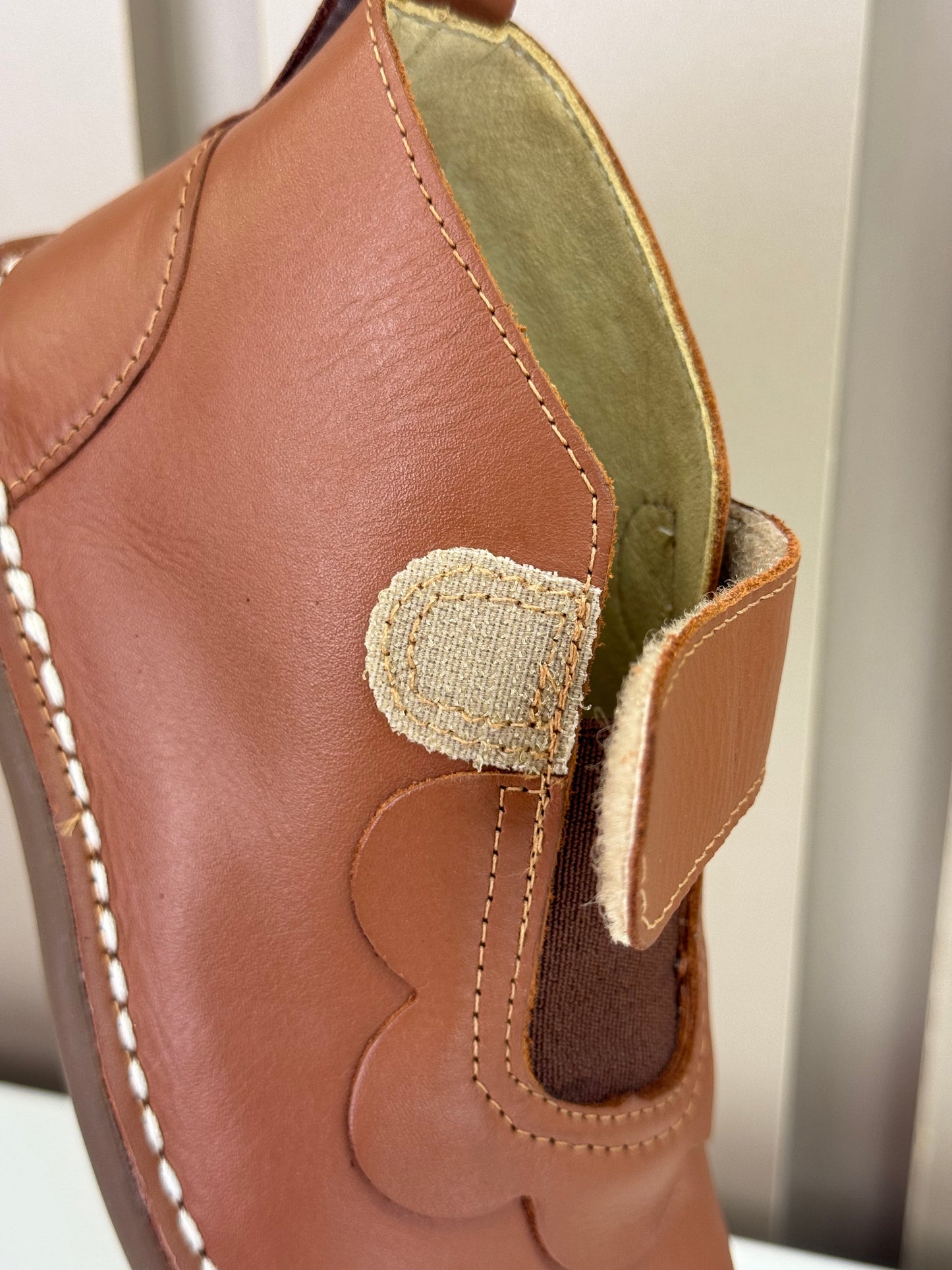Bota Infantil Couro Bem-Me-Quer Cuia - Petit Cheval