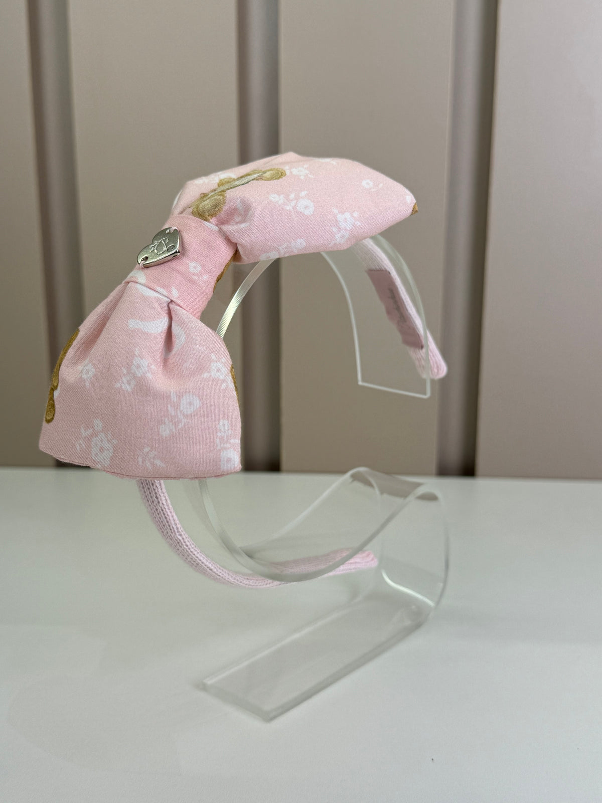 Tiara Infantil Laço Flores e Ursinhas - Pituchinhus