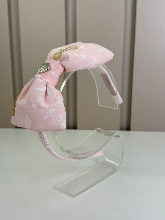 Tiara Infantil Laço Flores e Ursinhas - Pituchinhus