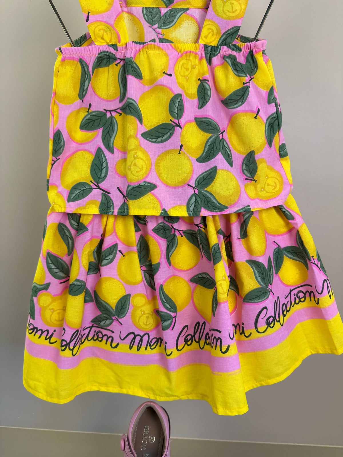 Conjunto Infantil Blusa e Saia Estampa Fruit Bear - Momi