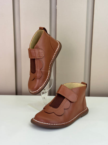 Bota Infantil Couro Bem-Me-Quer Cuia - Petit Cheval