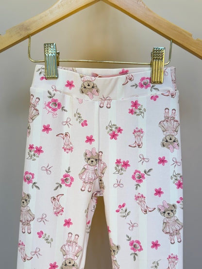 Legging Infantil Flores & Ursinhas - Pituchinhus