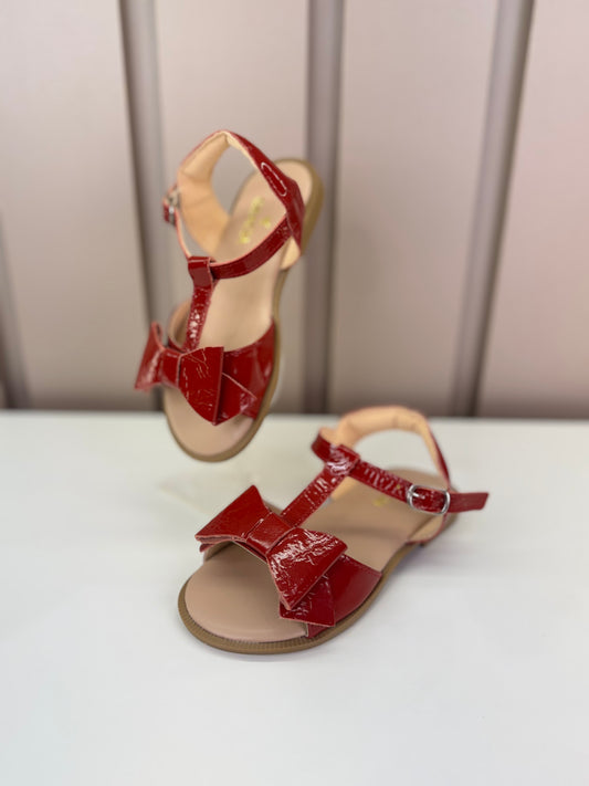 Sandália Infantil Charlote Vermelha Verniz - Gracia