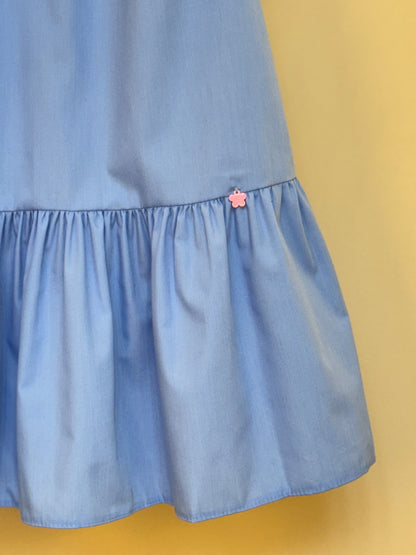 Vestido Infantil Tricoline Bordado - Mon Sucre