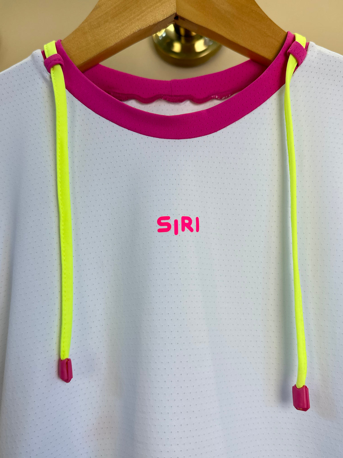 Conjunto Infantil Cropped Fernanda Dry e Saia Fernanda Dry Badminton Branco - Siri Sport