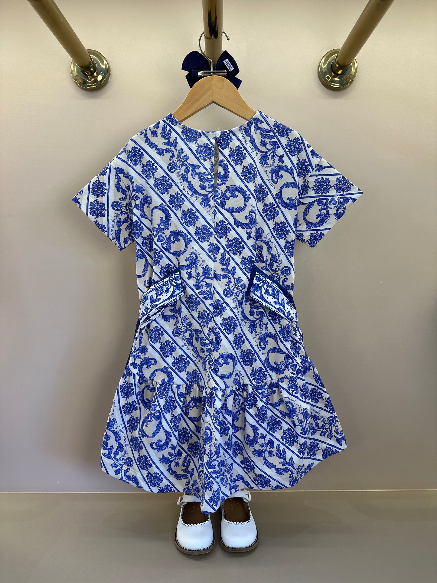 Vestido Infantil Flores DG - Animê