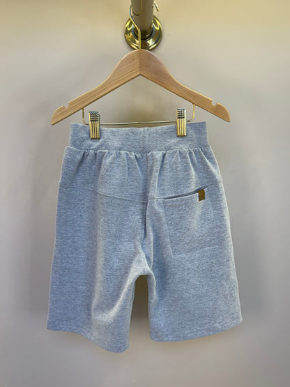Bermuda Infantil Moletom Básica Cinza - Dame