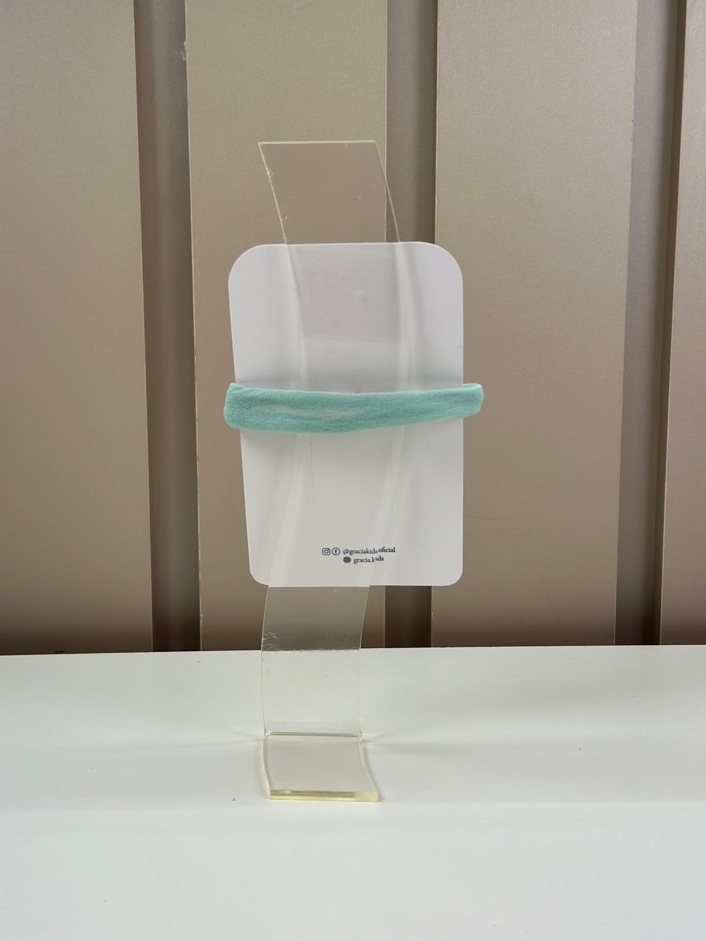 Faixinha Bebê Laço Puffer Rendado Verde - Roana