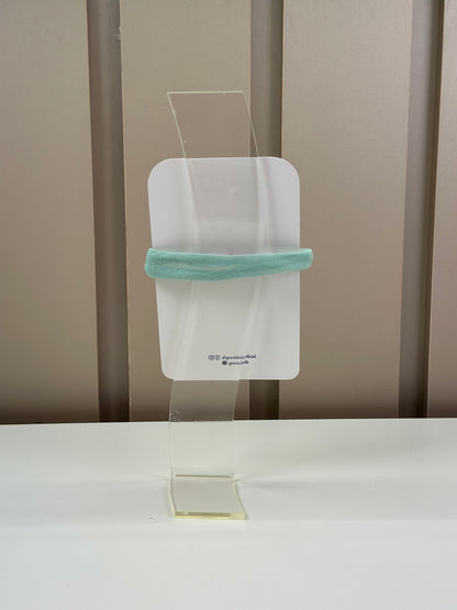Faixinha Bebê Laço Puffer Rendado Verde - Roana