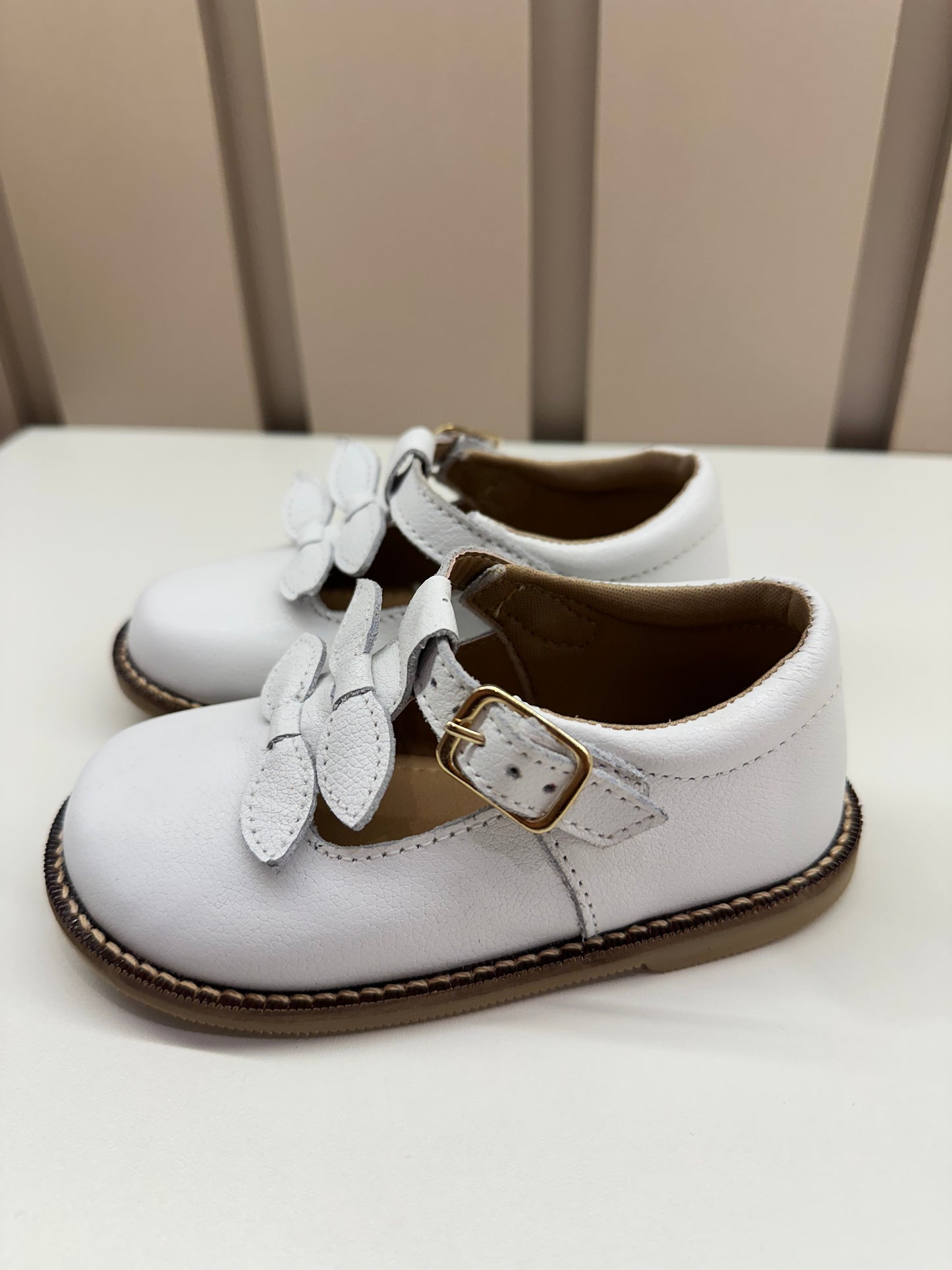 Sapato Infantil Couro Daminha Ingrid Branco - Gracia