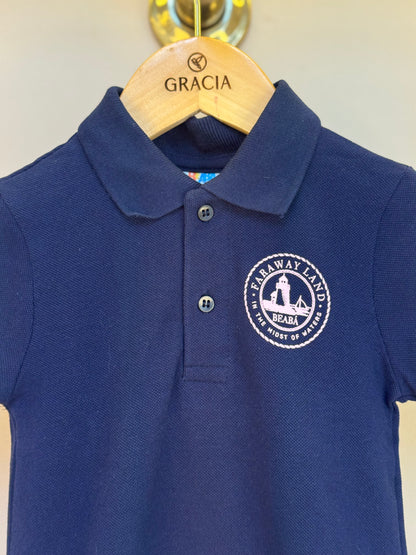 Polo Infantil Farway Marinho - Beabá