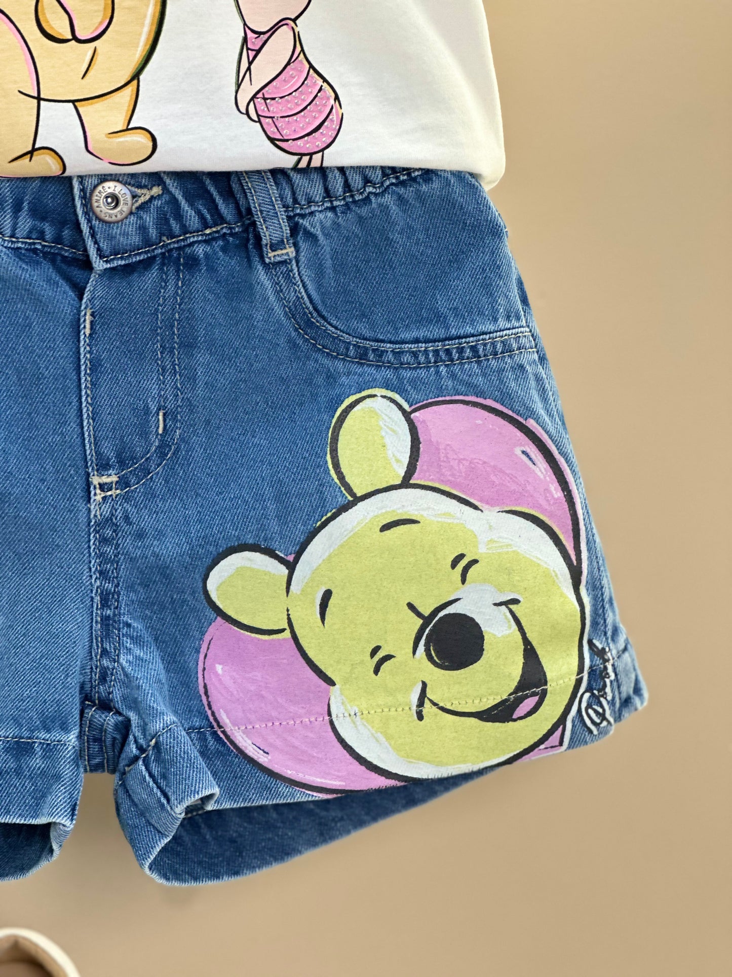 Blusa Infantil Ursinho Pooh Pérola - Momi Mini