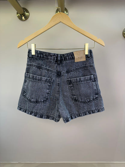 Shorts Saia Teen Jeans Cargo Estonada - Vanilla Cream