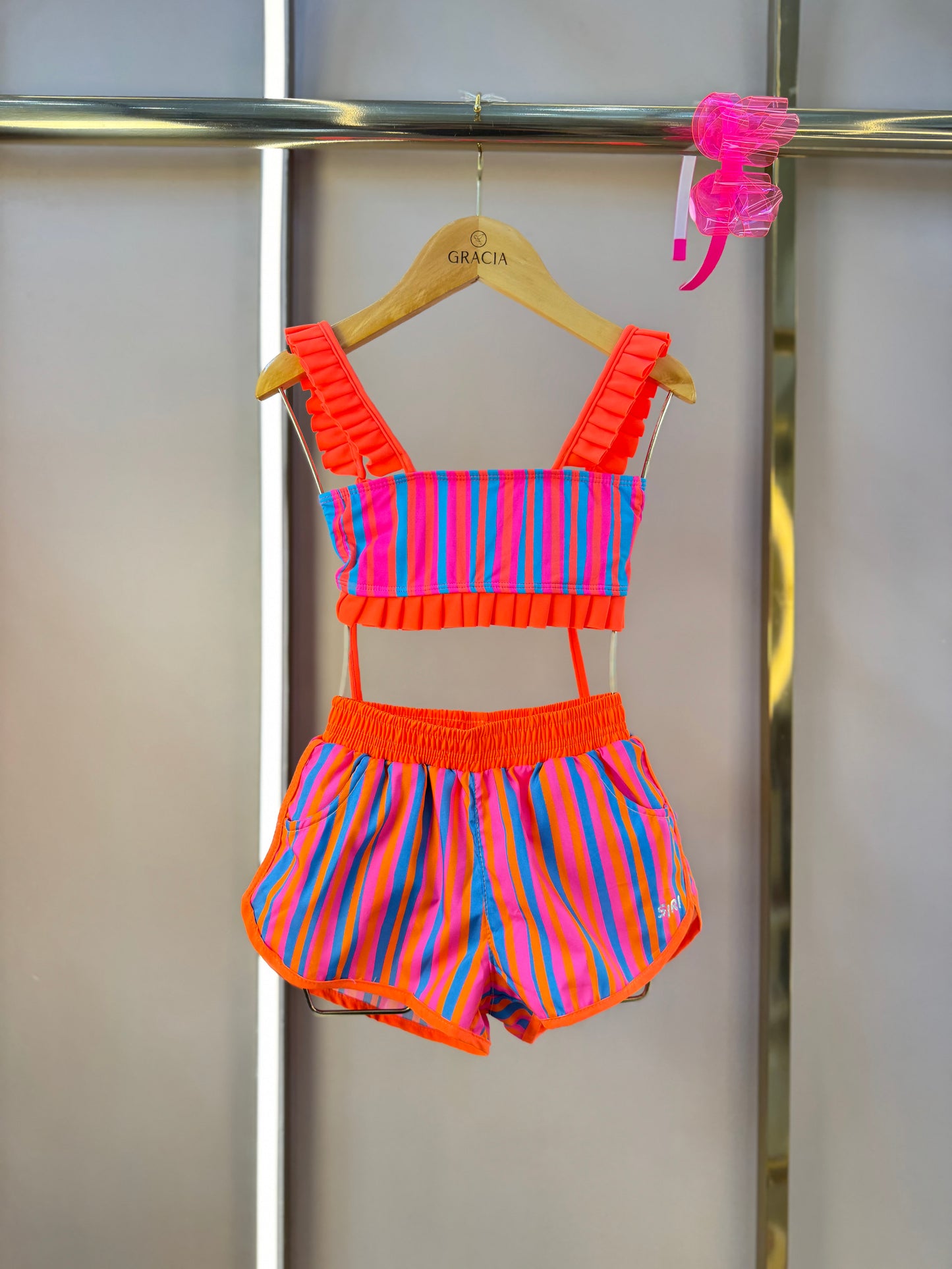 Shorts Infantil Letícia Estrela do Mar - Siri Kids