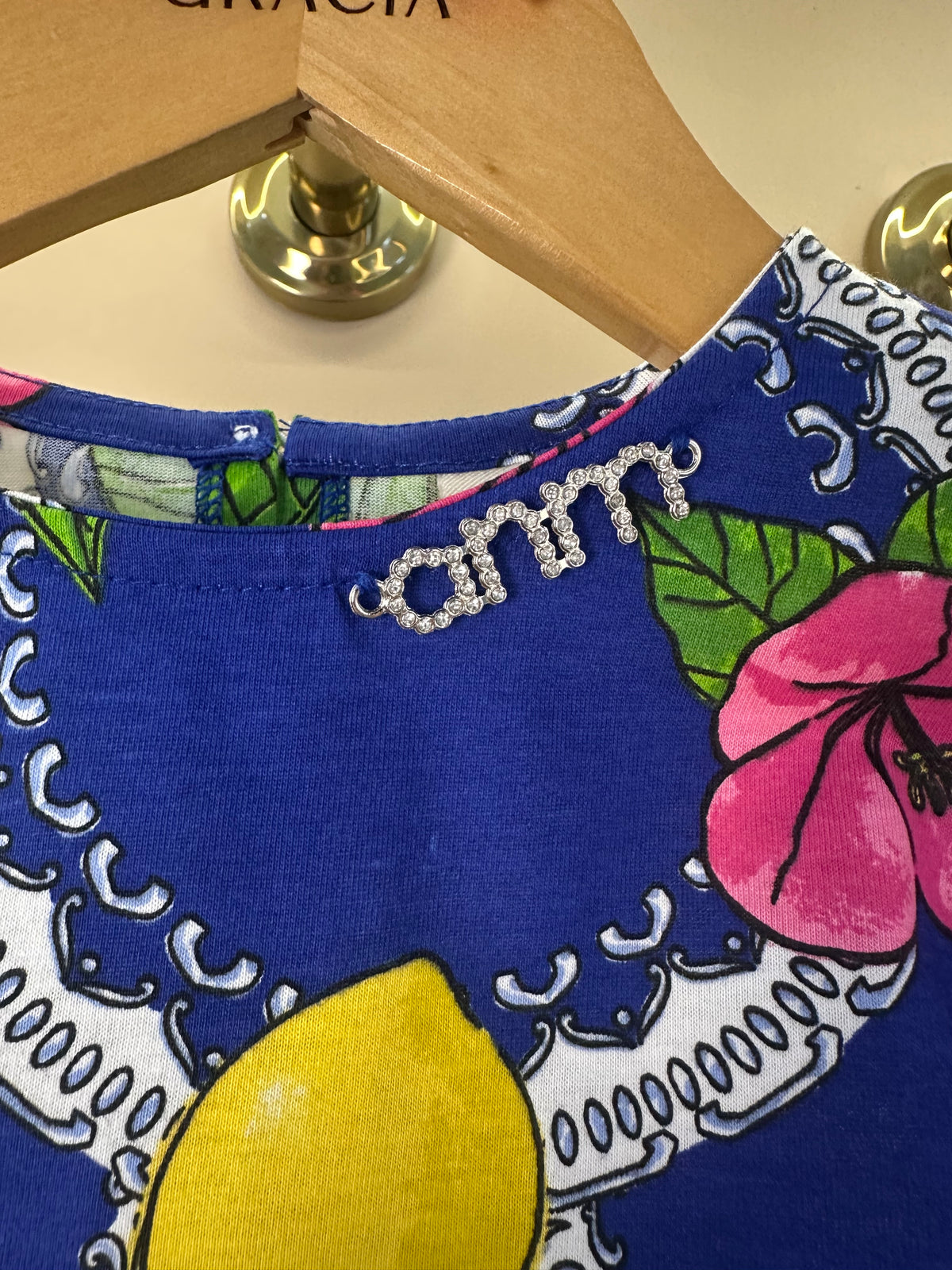 Conjunto Infantil Blusa Estampa Primavera Floral e Limões e Shorts Laço - Animê