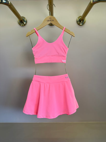 Conjunto Infantil Top UV Sara Chloe e Saia UV Luiza Dança - Siri Sport