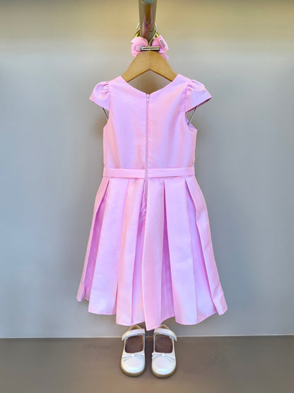Vestido Infantil Rosa - Petit Cherie