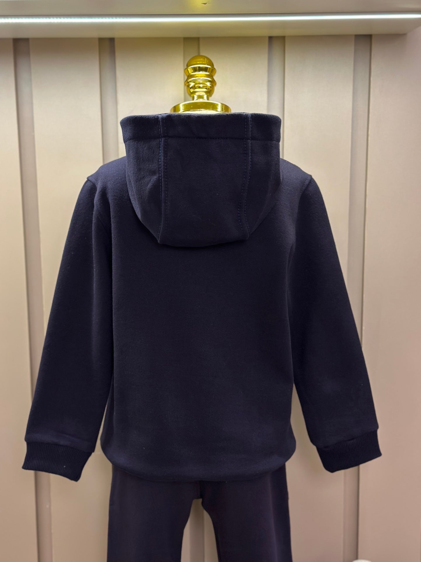 Conjunto Infantil Moletom Felpado Agasalho e Calça Teddy University Profundo - Dame