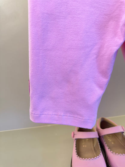 Conjunto Infantil Blusa Hello Kitty Com Strass e Shorts Legging Rosa - Momi