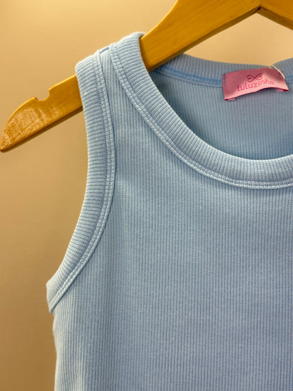 Blusa Infantil Regata Lenço Floral - Luluzinha