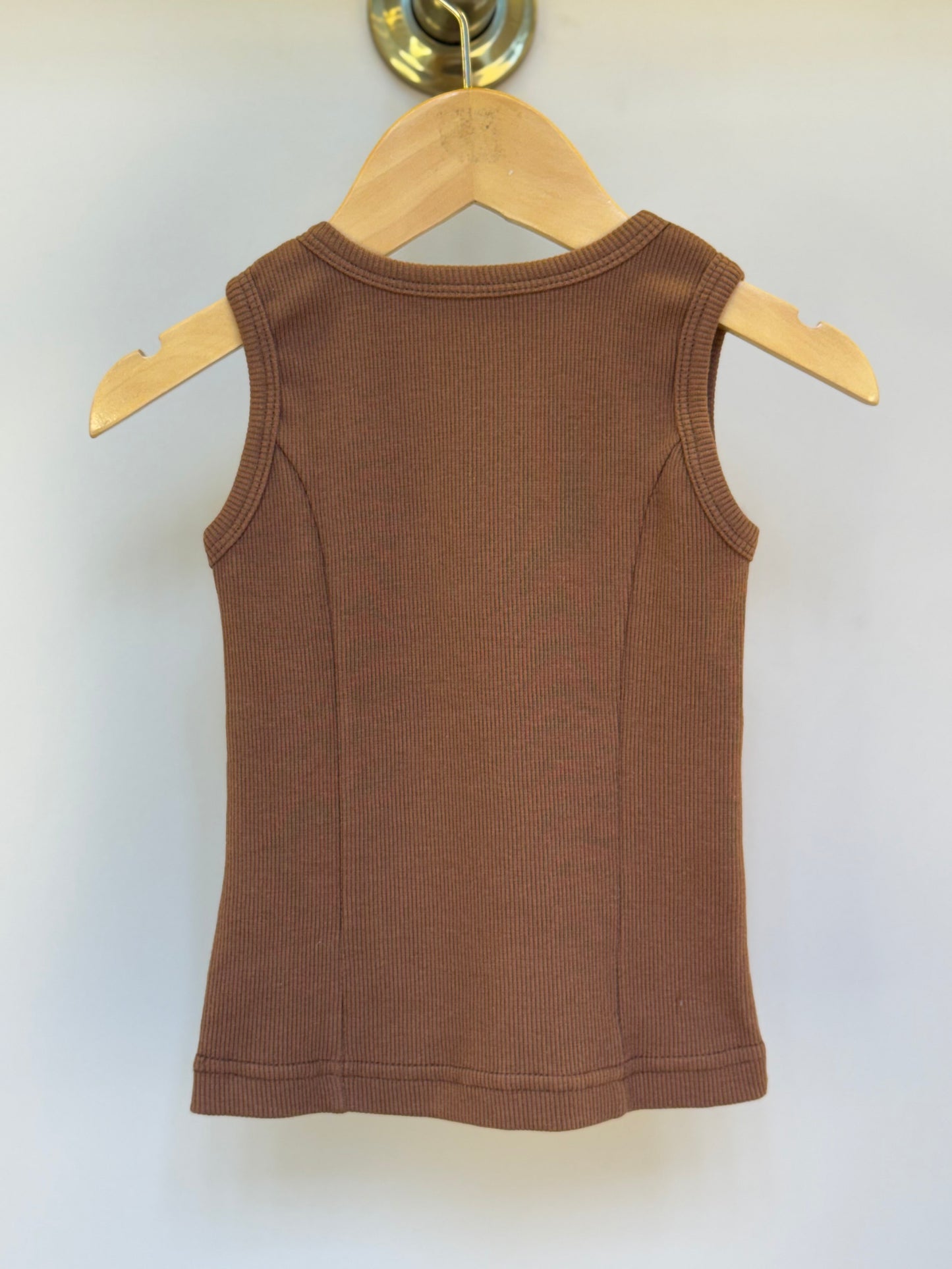 Regata Infantil Laço de Renda Marrom - Pituchinhus