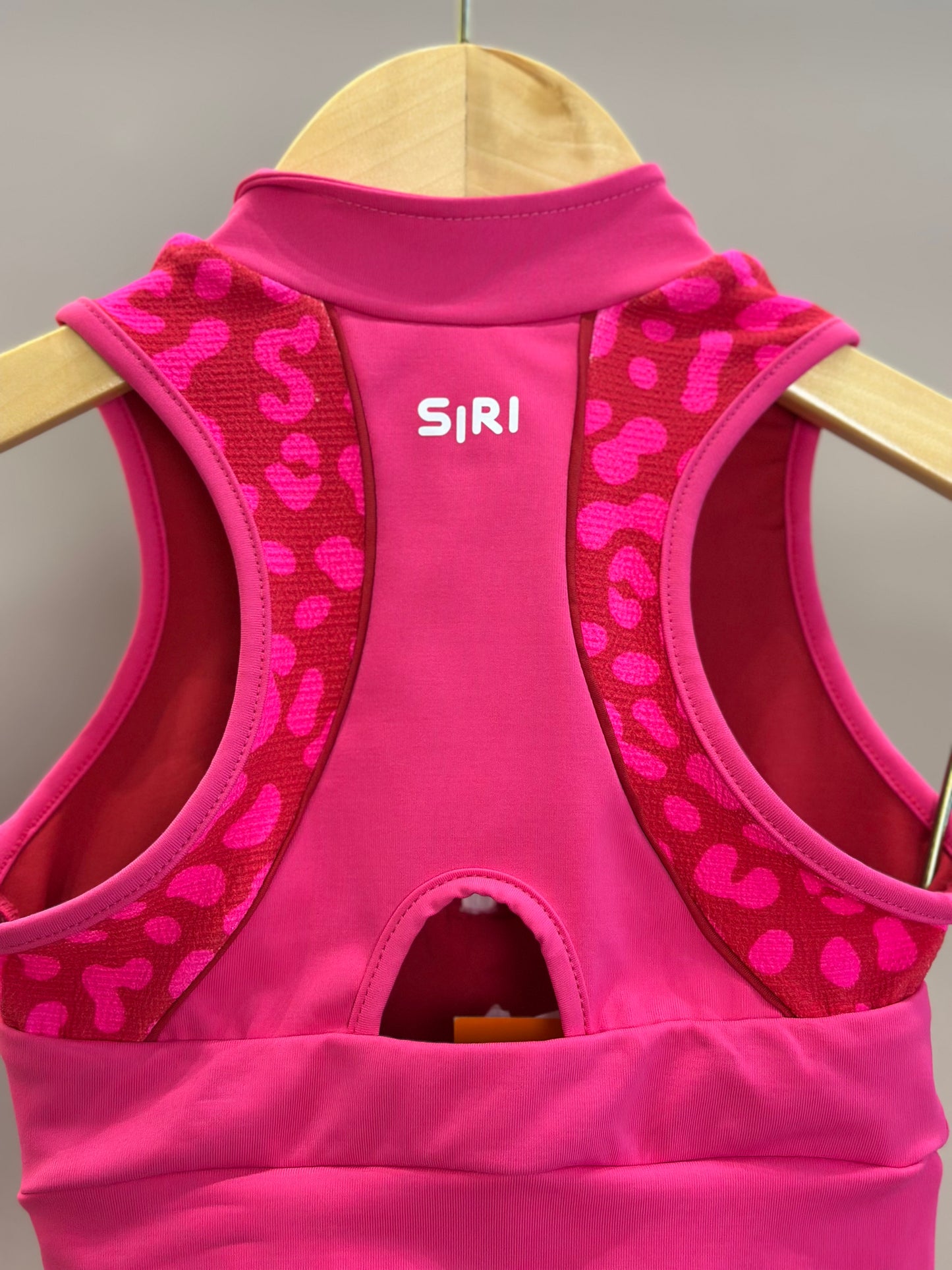 Conjunto Infantil Top e Legging Fuseau Atena Oncinha Pink - Siri Sport