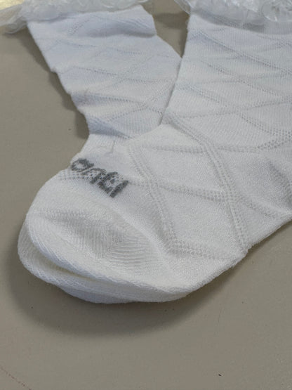 Meia Bebê Clássica 3/4 Off White - Infanti